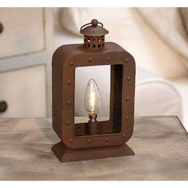 Rustic Metal Lantern, 10.5